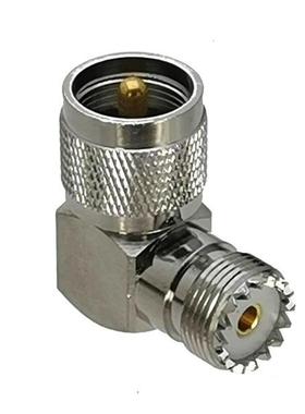 10Pcs UHF PL259 Male Plug to UHF SO239 Female Jack Right Ang