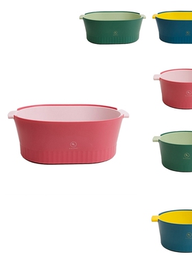 Kitchen Drain Box Basket Bowl Rice Washing Vegetable Fruit