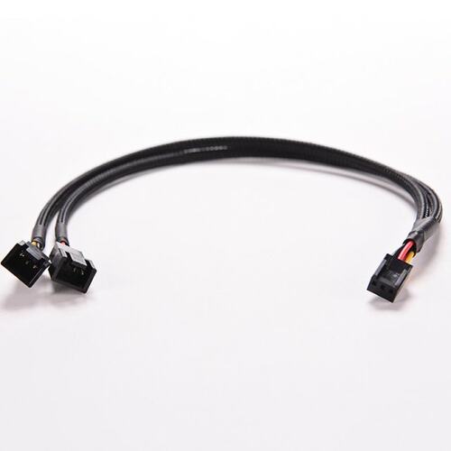 1PC 3 Pin Mainboard Power Cable Y-Splitter Female To Male Du