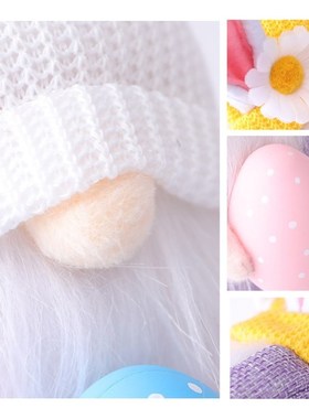 Easter Faceless Doll Rabbit Egg Happy Easter Decorations For