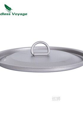 Titanium Cup with Lid Folding Handle Outdoor Camping Mug Pot