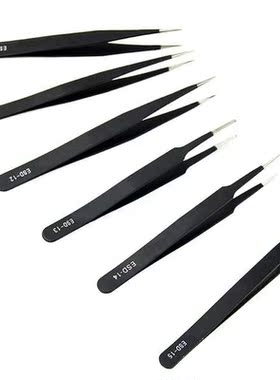 ? ESD Safe Anti-Static Stainless Steel Tweezers Set Maintena