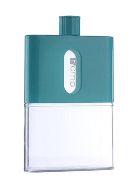 BPA Free A5 Paper Book Bottle Flask Flat Water Bottle Plasti