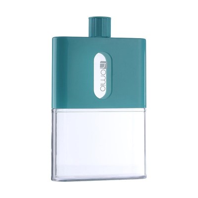 BPA Free A5 Paper Book Bottle Flask Flat Water Bottle Plasti