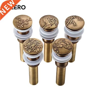 Bathroom Lavatory Basin Sink Pop Up Drain Antique Finish Br