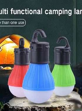 Portable 3LED Outdoor Hanging Light Camping Light Tent