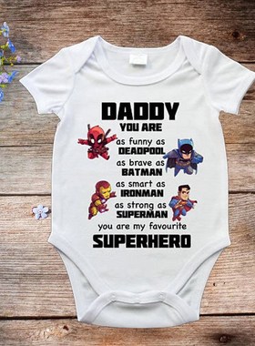 Kids Baby Boys Girls Jumpsuits Cartoon Printed Batman Super