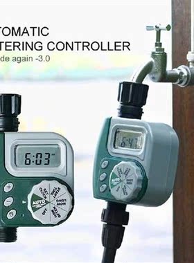 Outdoor Garden Irrigation Controller Solenoid Valve Timer