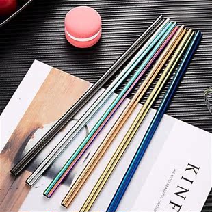 Reusable Stainless Steel Metal Straws Color Drinking Straw