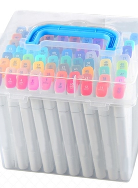 Transparent 60/80-Slots Portable Waterproof Moistureproof Ma