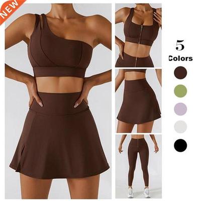 2 Piece Tennis Suit Women Sport Set Gym Clothing Workout Run