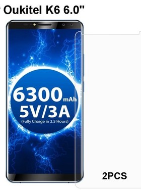 Oukitel K6 Tempered Glass Steel Film Front Protective Replac