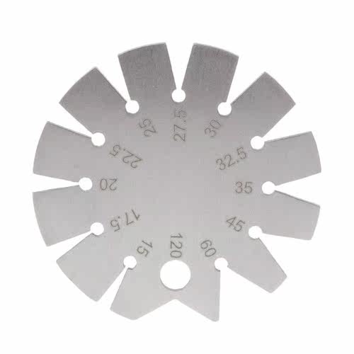 1pc Stainless Steel Bevel Gauge Angle Protractor Range 15-12