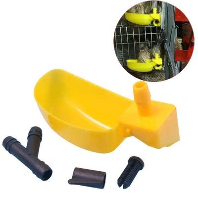 8sets poultry drinking bowl water cup waterers drinker