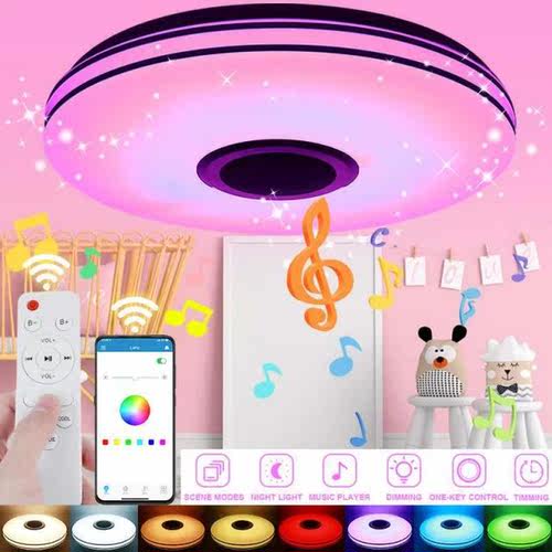 120W Wifi RGB LED Ceiling Lights for Children's Room APP