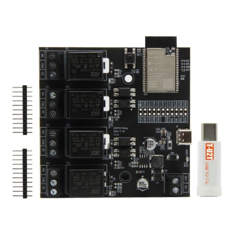 LILYGO?TTGO-T ESP32 Relay DC 5V Chip 4 Groups 4MB Flash T-U2