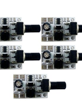 LD25AJTB DC 6-24V PWM Dimmer Controller, 20W 5Pcs Brightness