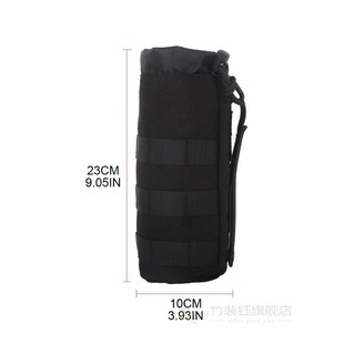 Portable Outdoor Nylon Molle Water Bottle Bag Hiking Kettle