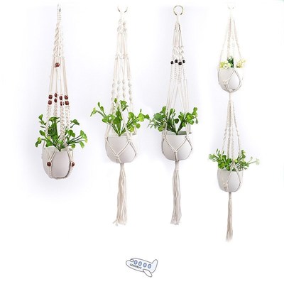 Handmade Macrame Plant Hanger Flower /pot Hanger for Wall De
