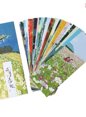 30pcs Beautiful Girl Bookmarks Paper Page Notes Label Messag