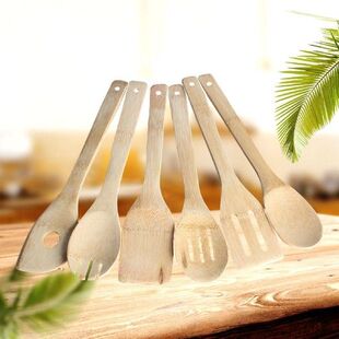 Wooden Spoons Durable Non Scratch Wooden Utensils for Kitche