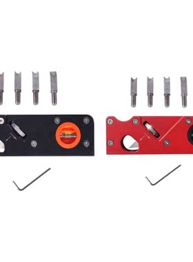 Four Cutter Heads and Chamfer Plane for Woodworking Hand Pla