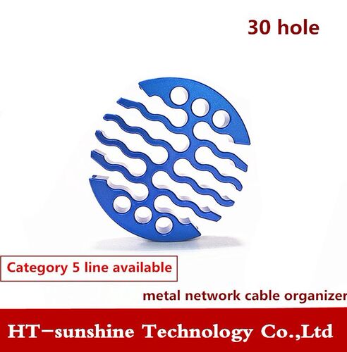 Network cable organizer for super category 5 cable Metal cab