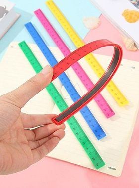 1PC Whiteboard Blackboard Measuring Magnetic Ruler