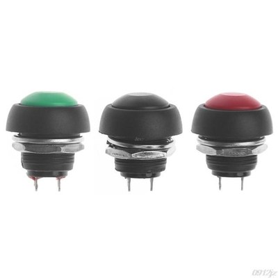 1PC DS-333B Waterproof Momentary SPST Push Button Switch Lat