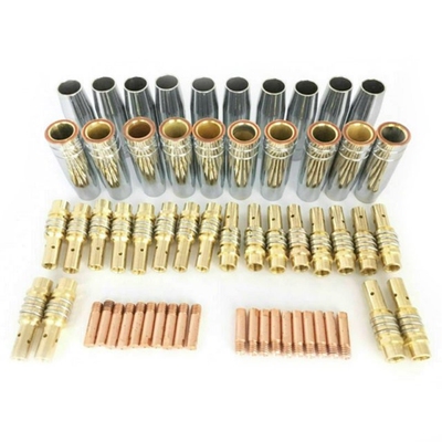 60Pcs Weld 15AK Torch Contact Tip Holder Conical 1.0mm MIG