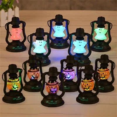 12 Pcs Pumpkin Elf Halloween Hanging Light Outdoor