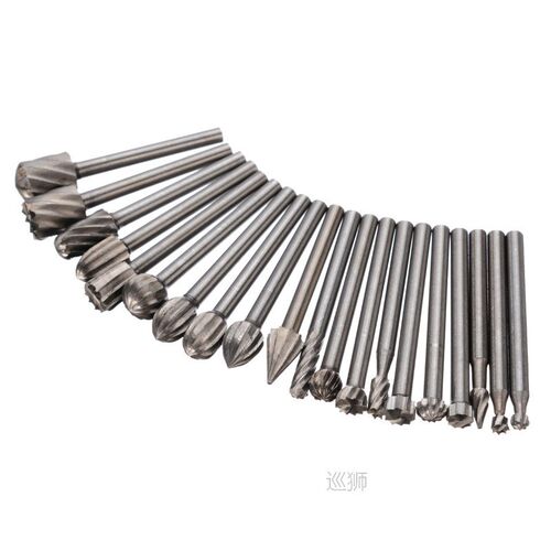 20 Pcs Wood Carving Milling Cutter Set Durable HSS Routing R