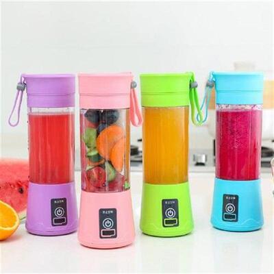 Portable Electric Juicer Machine 380ml Multifunction USB