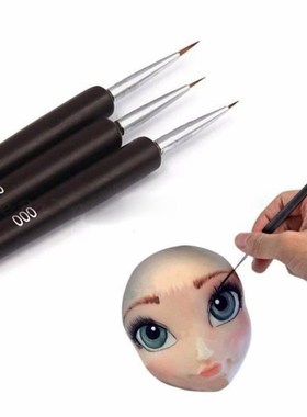 Face mold Brush Set 3pcs/set Food Paint Icing Cupcake Tools
