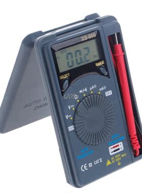 XB866 Mini Auto Range LCD Voltmeter Tester Tool AC/DC Pocket