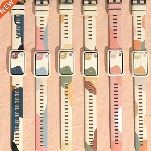 Morandi Color rap For Huaweis Band 6 Samrt Watch Silicone