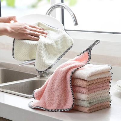 Super Absorbent Kitchen Towels Soft Microfiber Cleaning