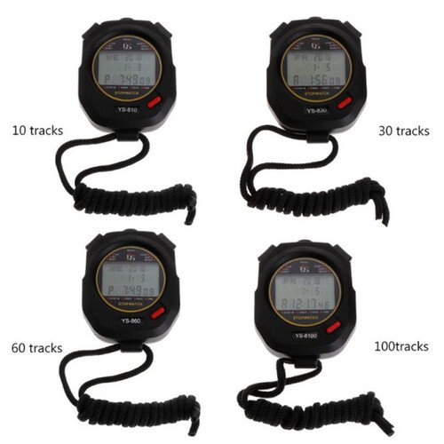 Professional Handheld Digital Stopwatch Sport Running Traini