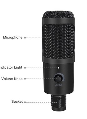 SB Microphone Condenser Recording Microphone with Stand and