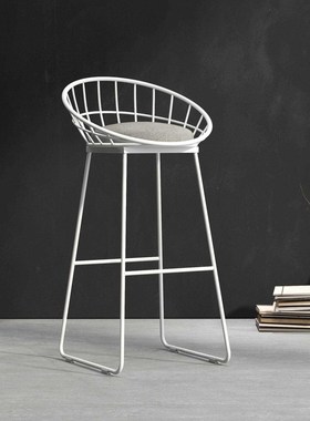 Contracted bar chair iron art bar chair golden high stool