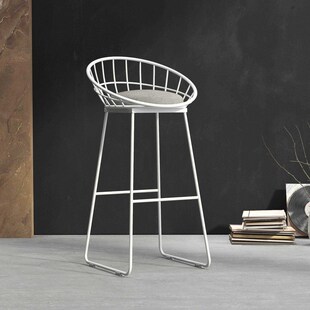 Contracted bar chair iron art bar chair golden high stool