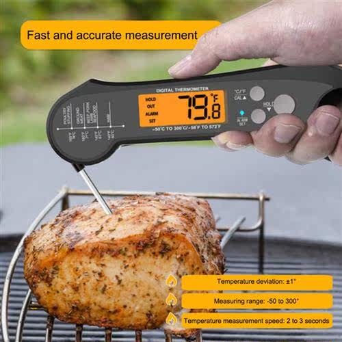 Instant Read Meat Thermometer Best Waterproof Ultra Fast