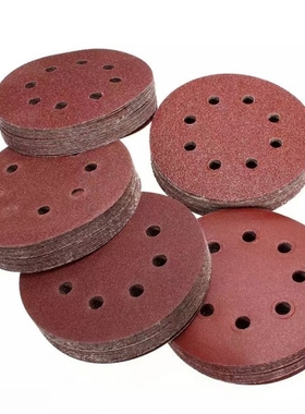 50Pcs 125mm Sanding Disc 5 Inch 8 Hole Orbital Sander Sandpa