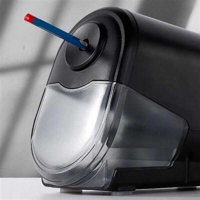 Heavy-Duty Electric Pencil Sharpener Auto Stop for Colored/W