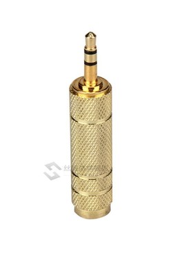 3.5mm Male To 6.35mm Female Stereo Audio Headphone Jack Adap