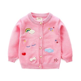 Cardigan for girls and girls new baby sweater for spring an