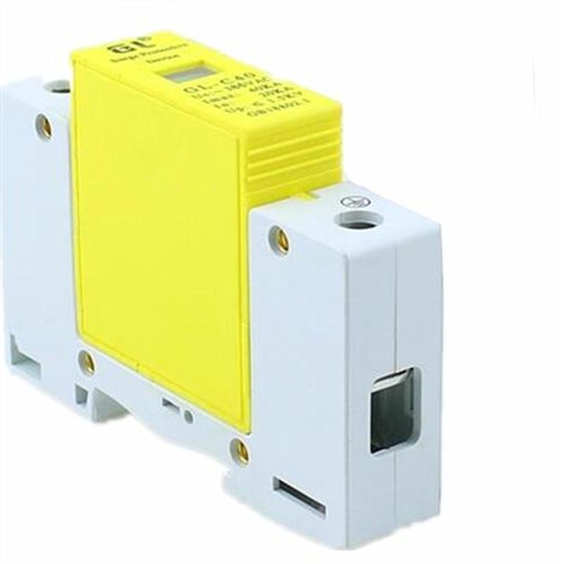 1P 20KA~40KA D ~385VAC Lightning Surge Protectors Protective
