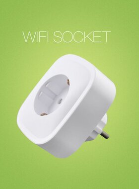 WiFi Smart Plug Socket EU plug 16A Power Monitor Timing Func
