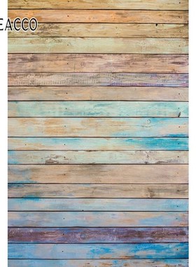 Photography Backdrops Gradient Color Fade Wooden Board Cowb