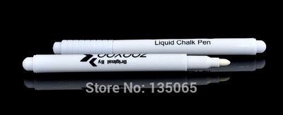 *5 Pcs White Liquid Chalk Pen Marker Glass Windows Chalkboar